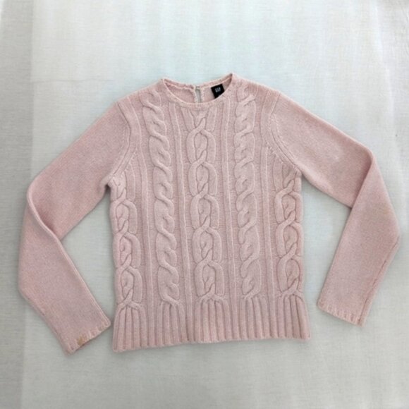 GAP light pink wool blend long sleeve sweater womens Small - Picture 1 of 4